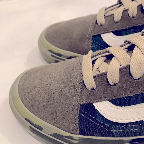 😀VANS - CAMO and Olive Suede size 3 - Picture 7 of 10